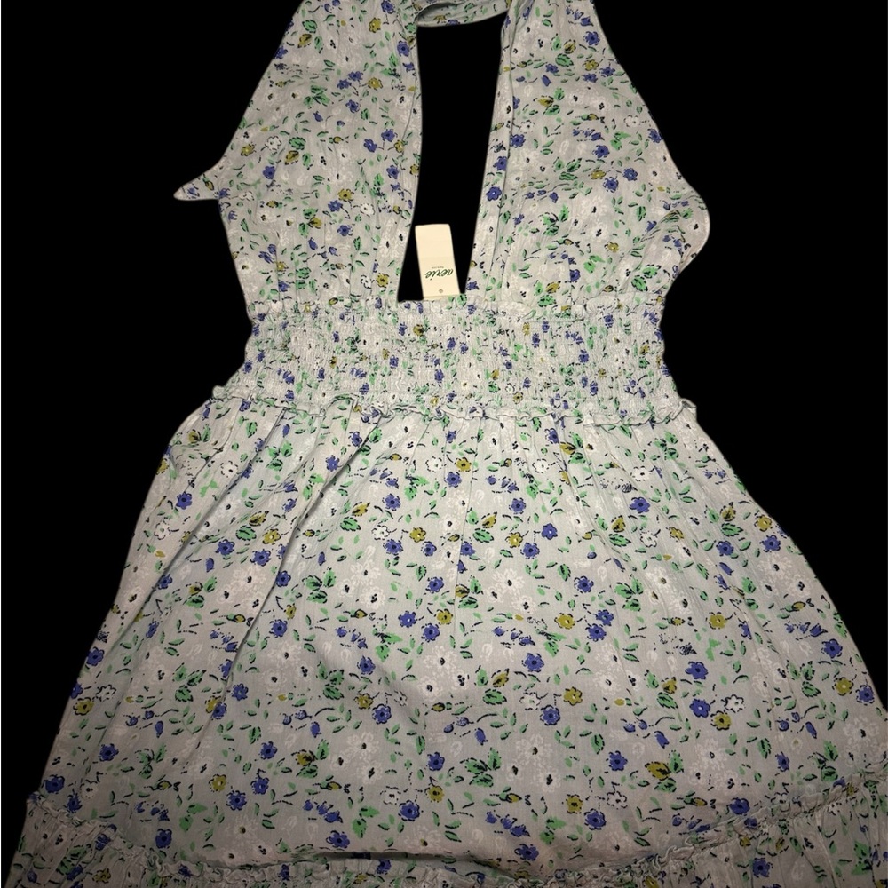 Aerie Cut-Out Fit-and-Flare Sundress